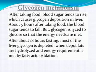GLYCOGEN METABOLISM