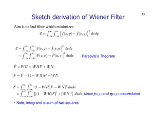 Digital Image Processing Inverse Filters | PDF