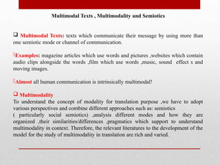 Lec7a Multimodality and Discourse.pptppp | PPTX