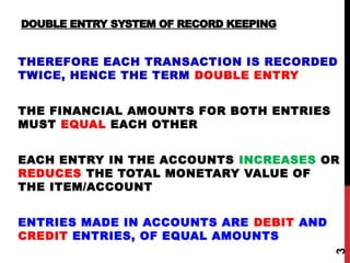LEC 7 DOUBLE ENTRY journal system accounting | PPT