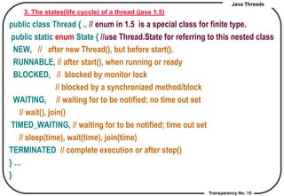 Lec7!JavaThreads.ppt java multithreading | PPT