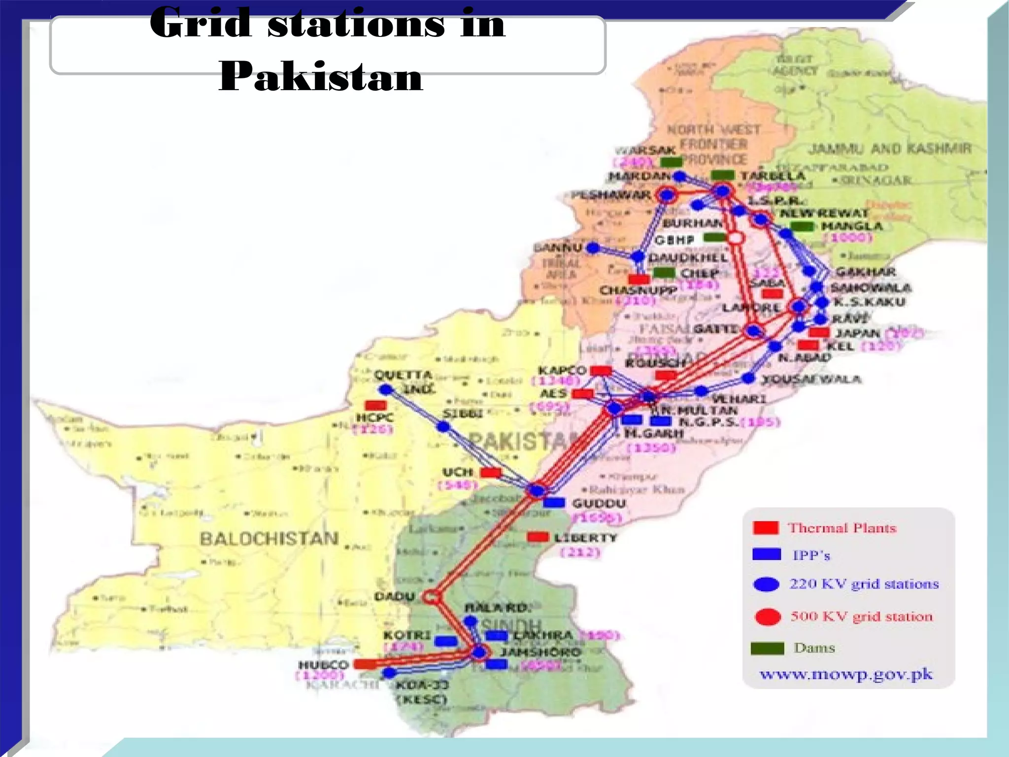 Grid stations in
Pakistan
 