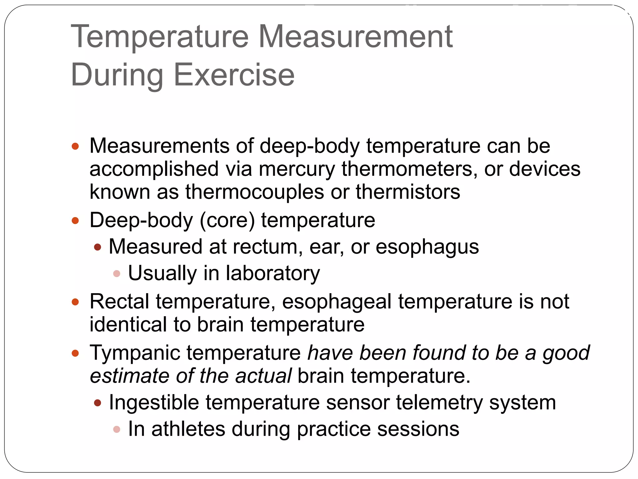 Lec 7 tempreture regulation Physiology of Exercise | PPTX