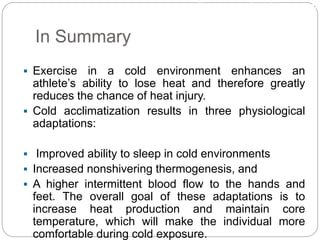 Lec 7 tempreture regulation Physiology of Exercise | PPTX