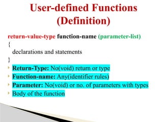 Programming Fundamentals Lecture 1 (Functions) | PPTX