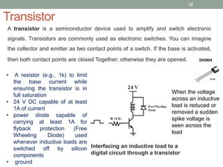 Transistor Interface Lec 8,9,10 (interfacing) | PDF