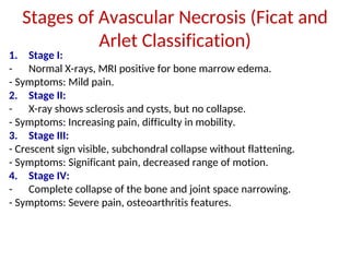 Avascular necrosis of hip for physiotherapists | PDF