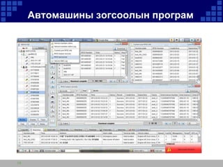 Автомашины зогсоолын програм

19

 