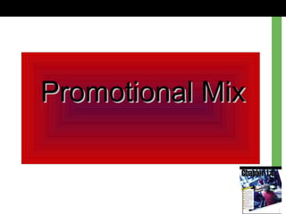Promotional MixPromotional Mix
 