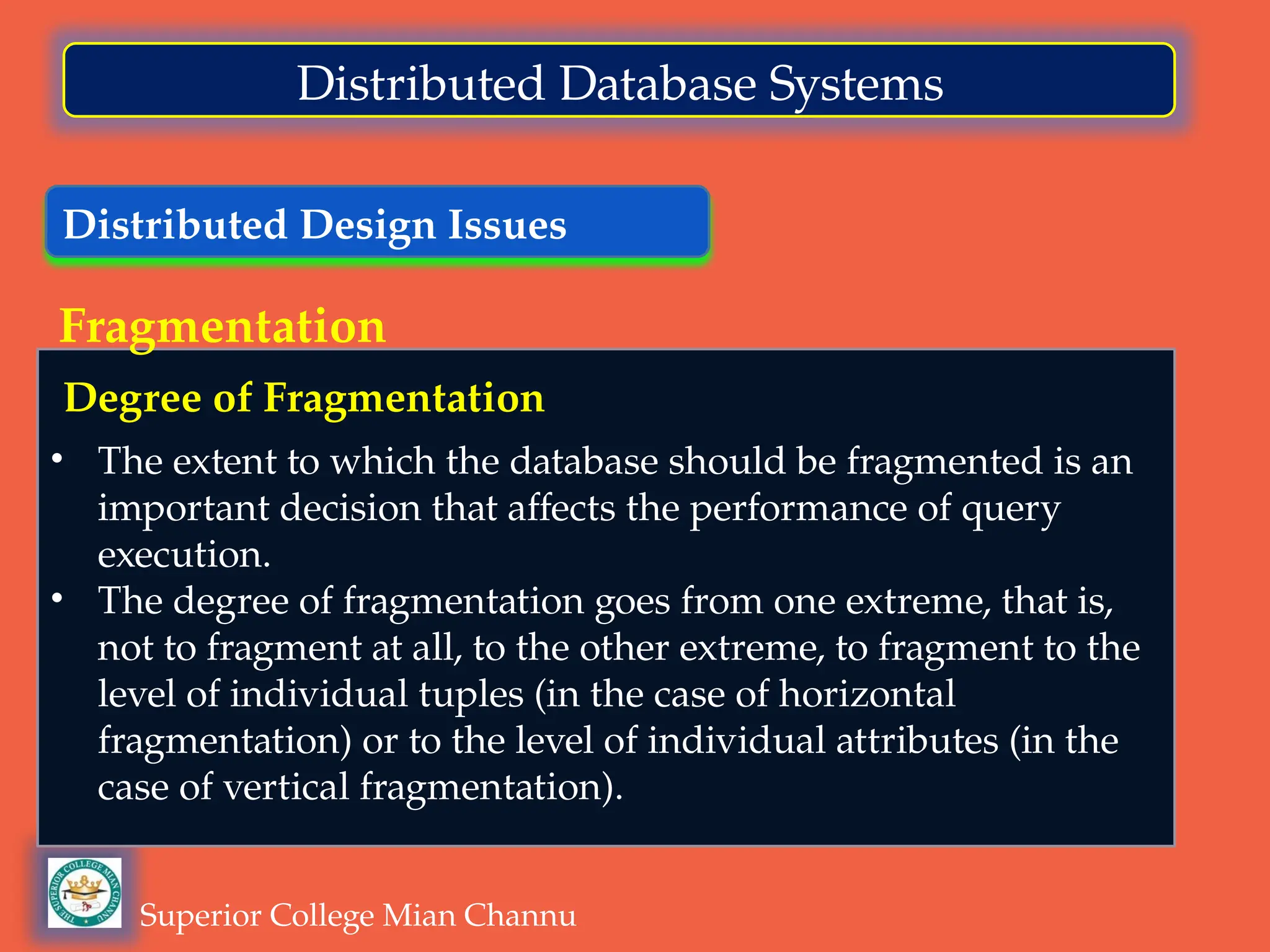 Distributed Database Systems-Types of Fragmentation I.pptx