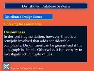 Distributed Database Systems-Types of Fragmentation I.pptx | Databases ...