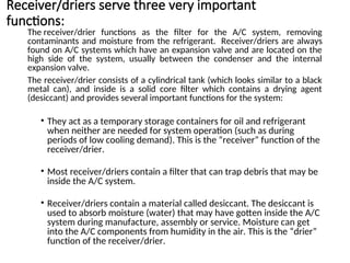 Lec 9 Automotive AC System Automobile Engineering.ppt
