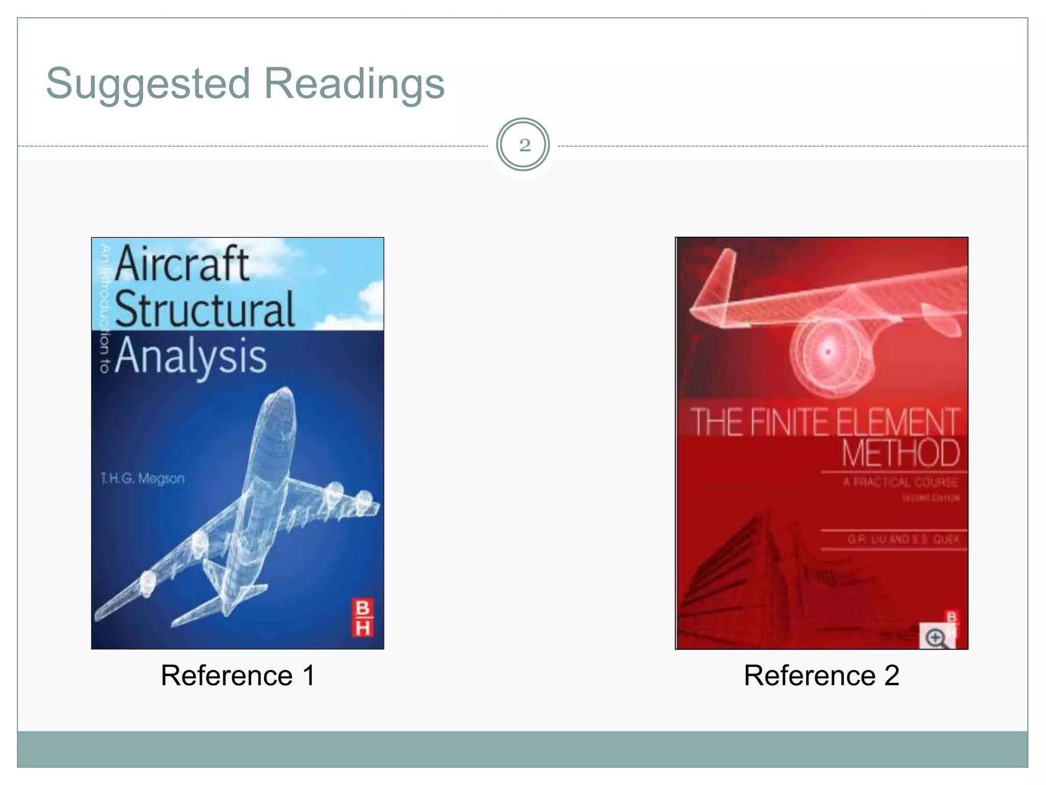 Suggested Readings
Reference 1 Reference 2
2
 