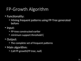 frequent pattern mining without candidate | PPT