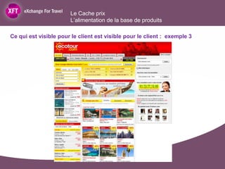 Le Cache prix
                       L’alimentation de la base de produits

Ce qui est visible pour le client est visible pour le client : exemple 3
 