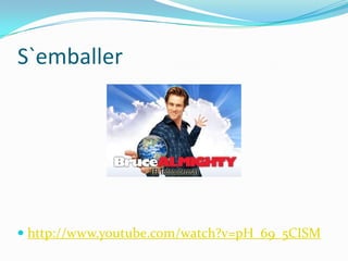 S`emballerhttp://www.youtube.com/watch?v=pH_69_5CISM