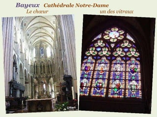 Bayeux   Cathédrale   Notre-Dame   Le chœur  un des vitraux  