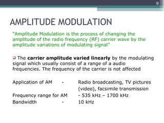 Lec am modulation | PPT