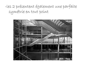 -les 2 présentent également une parfaite
symétrie en tout point
 