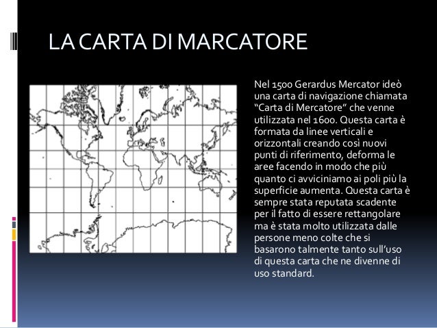 Le Carte Di Marcatore E Peters Carta Di Mercatore Spiegazione