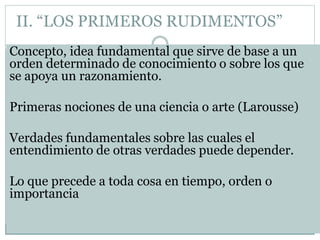 Los primeros rudimentos del evangelio 1 | PPTX