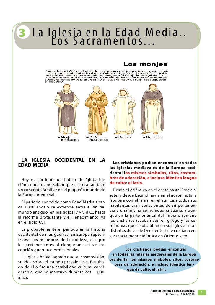 Lecc 6ª La Iglesia En La Edad Media Resumen Lecc 6ª La Iglesia En La Edad Media Resumen