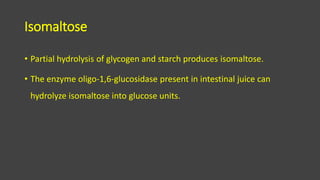 disaccharides | PPTX