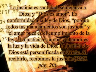 Lección 1 - La Justicia de Cristo, Revelación de las Grandes Escenas ...