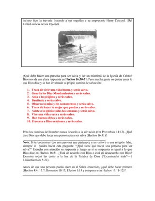 Lección 16 la iglesia | DOC