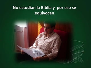 Éstas, están cargadas de simbolismos y esto es algo que preocupa a la gente.Hay muchas personas que no quieren estudiar profecías, porque no entienden.