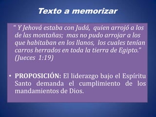 Lección 1 jueces | PPT