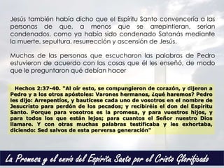 Lección 1 - Los Hechos del Espíritu Santo en y a través de la Iglesia ...