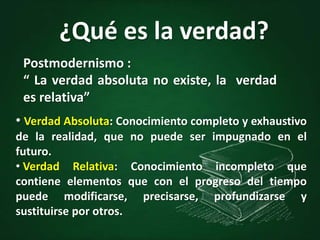  Es  un conjunto de cosasAsí como  una silla es una sola, pero tiene 4 patasAsí la verdad de Dios es una sola, pero la Biblia la presenta en forma de 5 columnas 