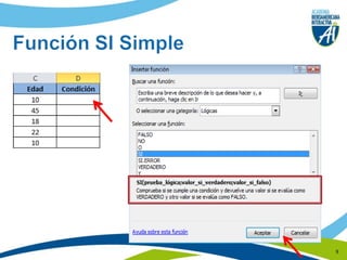 Función SI Simple9