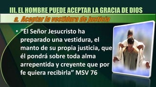 Dios por gracia le da vestido de esperanza