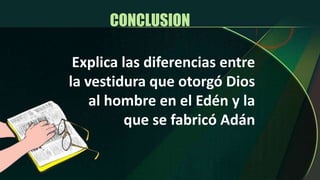 ¿Para qué nos servirá lo aprendido?CONCLUSION Tarea:Estruja una hoja de papel hasta arrugarlo. Desafía a tu clase a alisar la hoja y quede como nueva. Analicen la importancia de las elecciones que hagamos sean siempre dirigidas por Dios.