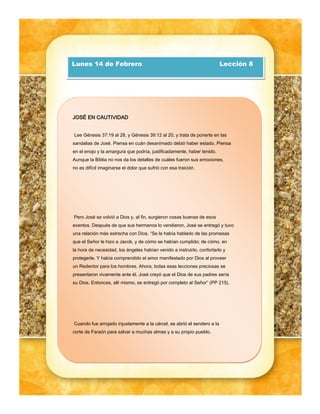 Leccion de Escuela Sabatica