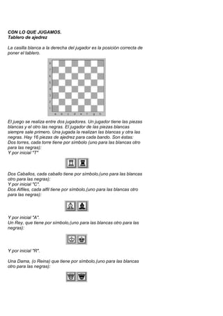Juego de ajedrez online para niños / ♔ Aprende con Rey ♕