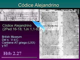Códice Alejandrino
 