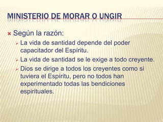 Ministerio RegeneradorEl Espíritu Santo cambia la vida cuando usted se vuelve un creyente:“Él nos salvó, no por las obras de justicia que nosotros hubiésemos hecho, sino según su misericordia; por medio del lavamiento de la regeneración y de la renovación del Espíritu Santo” (Tito 3:5).El creyente es nacido del Espíritu (Juan 3:6)