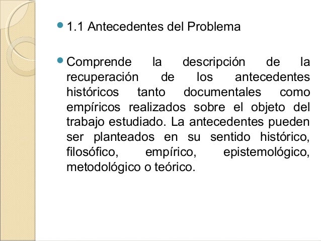 como elaborar capitulo I en TESIS UPAN 2013
