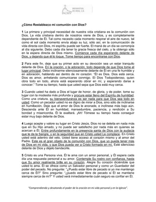 Leccion 2 taller de oración.