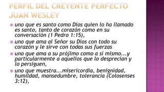 Nuevos ElementosBautismo del Espíritu SantoBautismo es “estar debajo de”.Estar bajo la autoridad del Espíritu Santo.Someter sin reservas nuestra voluntad a la soberanía de Dios.  Consecuencia: una vida de Santidad.En la dimensión ceremonial (posicional) y la dimensión etica. Nuevos ElementosEl producto del Bautismo del Espíritu Santo es la maduración espiritual.Es una obra exclusiva de Dios.Cuando el hombre es regenerado es bautizado con el Espíritu Santo.