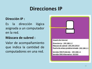 Direcciones IP Estáticas (fijas)
Identificamos al tarjeta de
red, le hacemos doble
click.
28
 