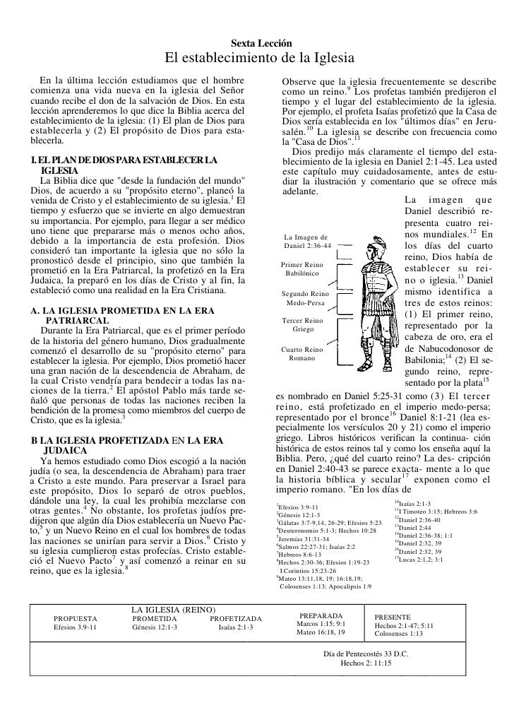 Que Dice La Biblia Leccion 6 El Establecimiento De La Iglesia Que Dice La Biblia Leccion 6 El Establecimiento De La Iglesia
