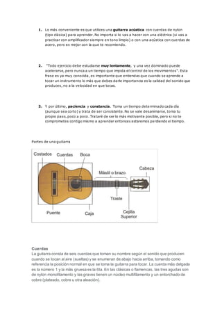Leccion basica de guitarra 1