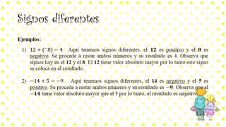 Signos diferentes
 