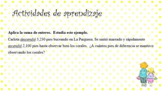 Actividades de aprendizaje
 