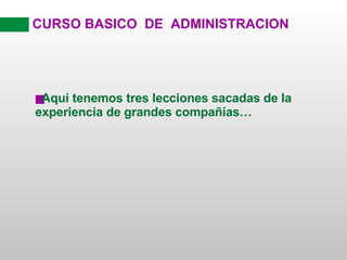 CURSO BASICO  DE  ADMINISTRACION ,[object Object]