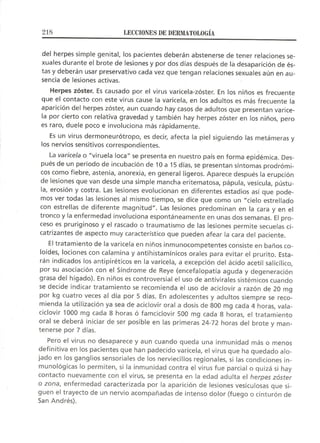 Lecciones de Dermatología